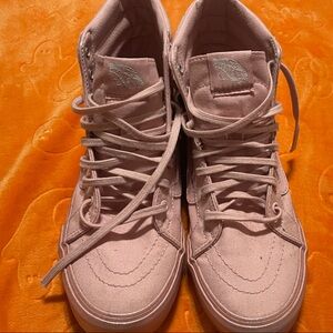 Vans Women's Pink High-Top Sneakers